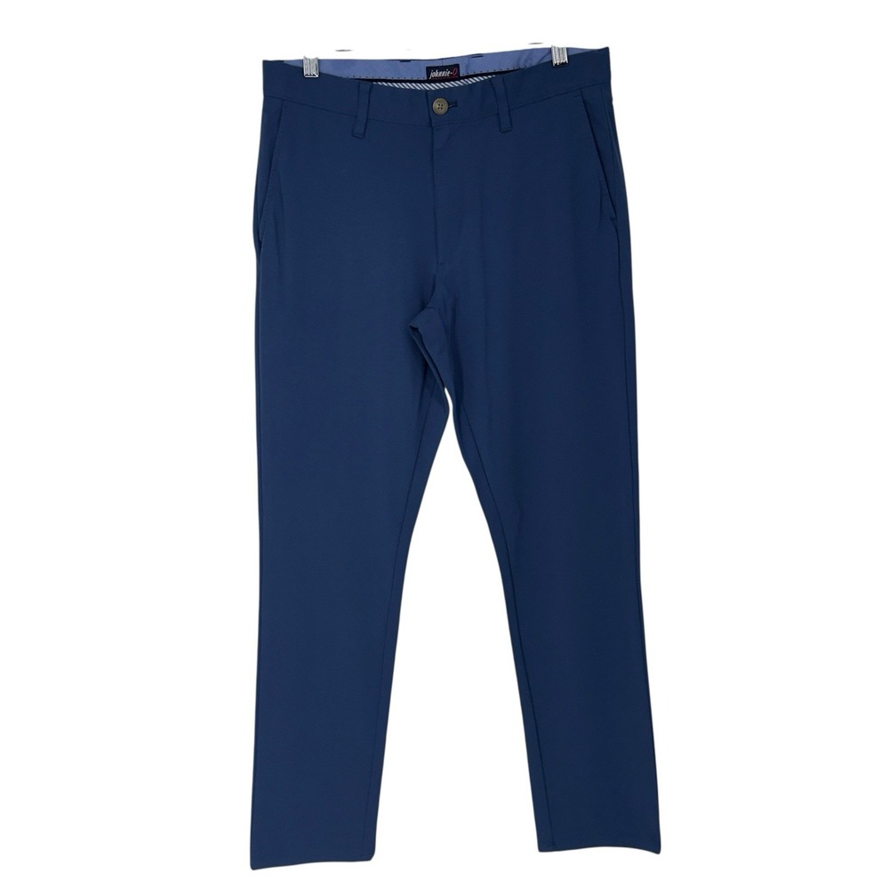 johnnie-O Jupiters Pant Mens 30x30 Lake Blue Performance Stretch Chino Golf